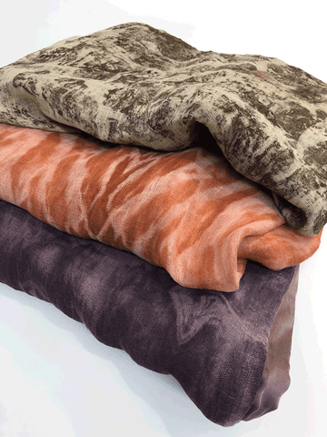 LINEN SHAWL/THROW | HAND-WOVEN | NATURAL DYE