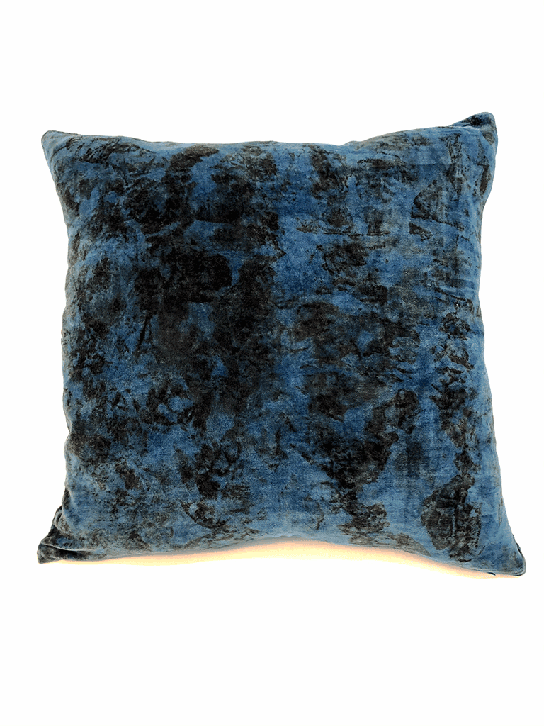 COTTON VELVET PILLOW | PETAL ECO PRINT | NATURAL DYE